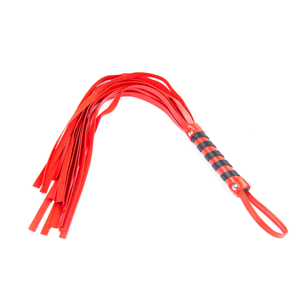 Δερμάτινο Απαλό Κόκκινο Μαστίγιο Naughty Toys 45 εκ - image 6