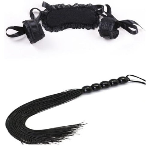 Naughty Toys Flirty Black Soft Bondage Set