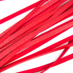 Δερμάτινο ΚΟΚΚΙΝΟ μαστίγιο αλογοουρά 23 λουριά Naughty Toys 42 εκ - image 2