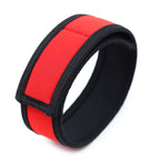 NAUGHTY TOYS red neoprene bdsm wear armbands - image 3