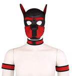 NAUGHTY TOYS red neoprene bdsm wear armbands - image 2