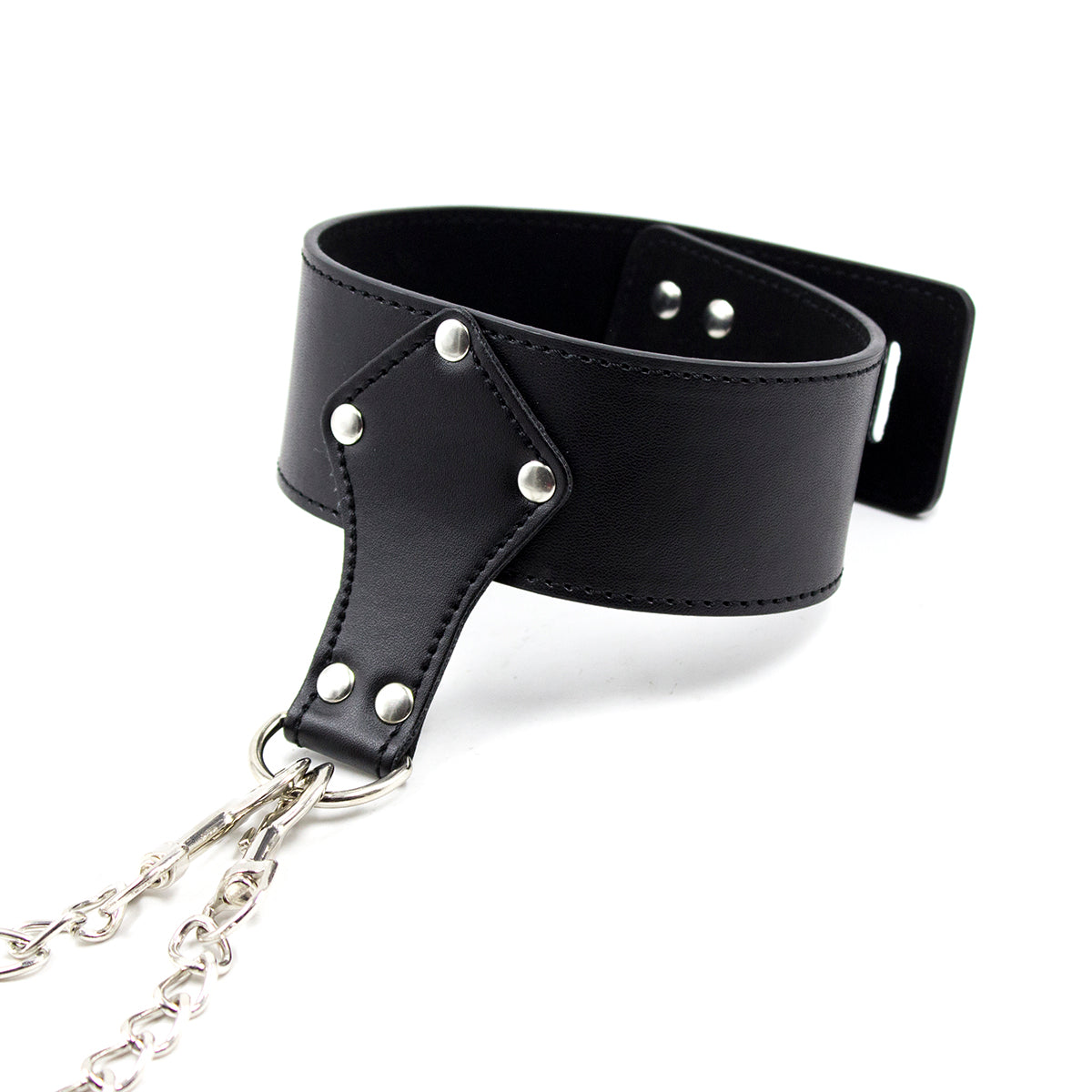 Neck to Wrist Bondage Restraints with chain Kit - image 5