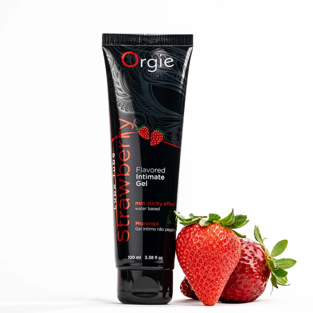 Orgie Lube Tube with Strawberry 100ml Κύρια εικόνα προϊόντος