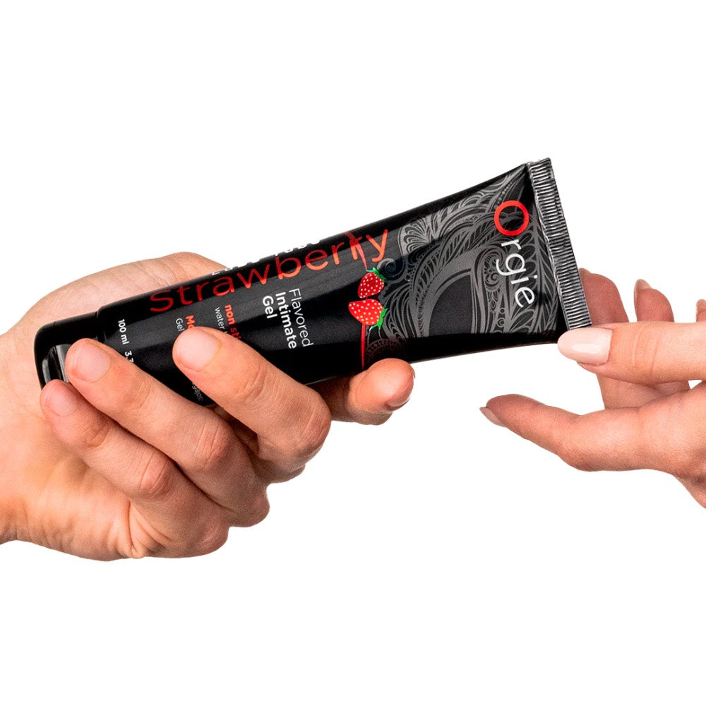 Orgie Lube Tube with Strawberry 100ml - image 2