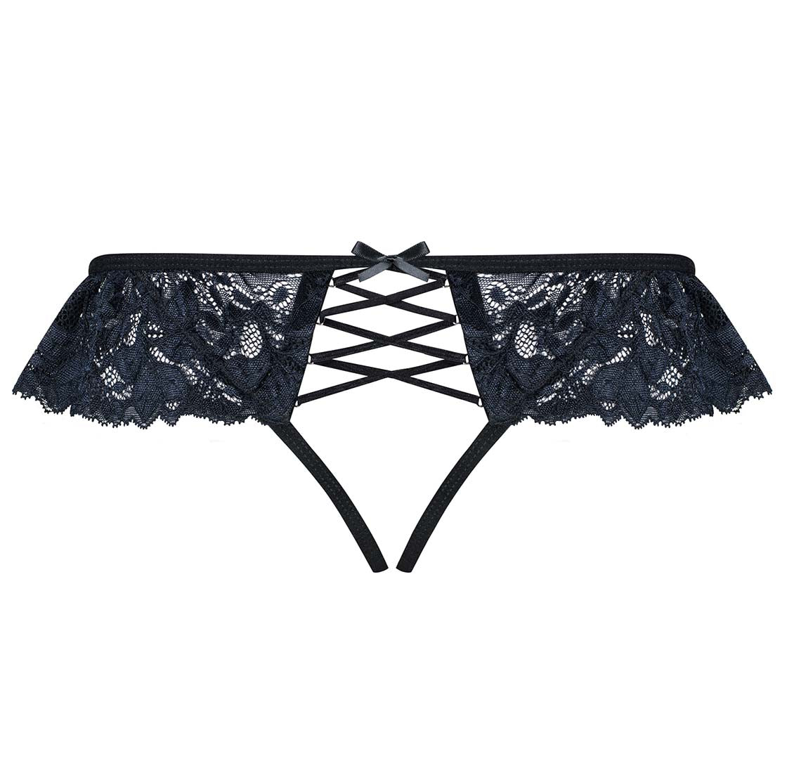 Plus Size Obsessive Daring Crotchless Panties
