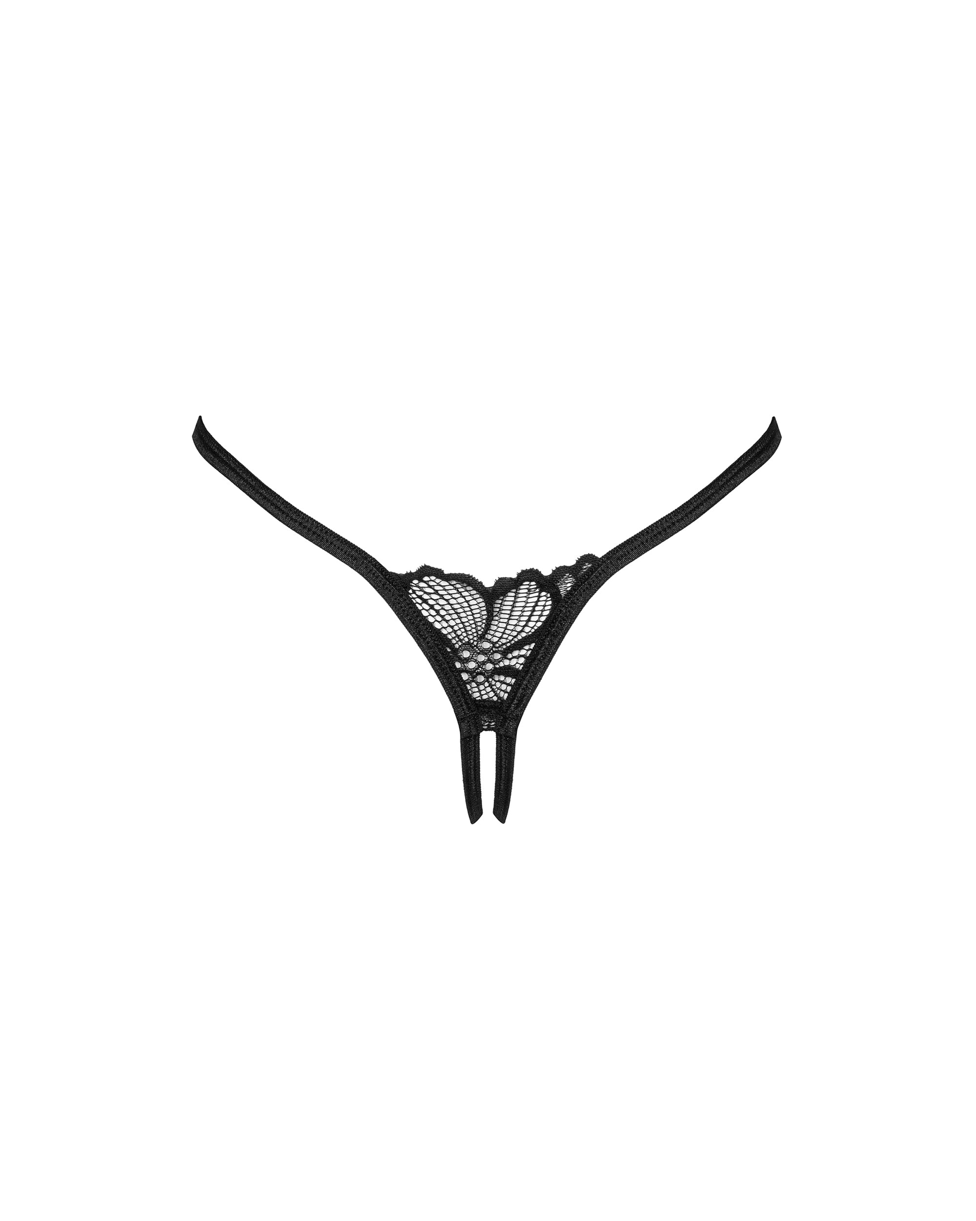Plus size Obsessive Serafia crotchless thong Black - image 6