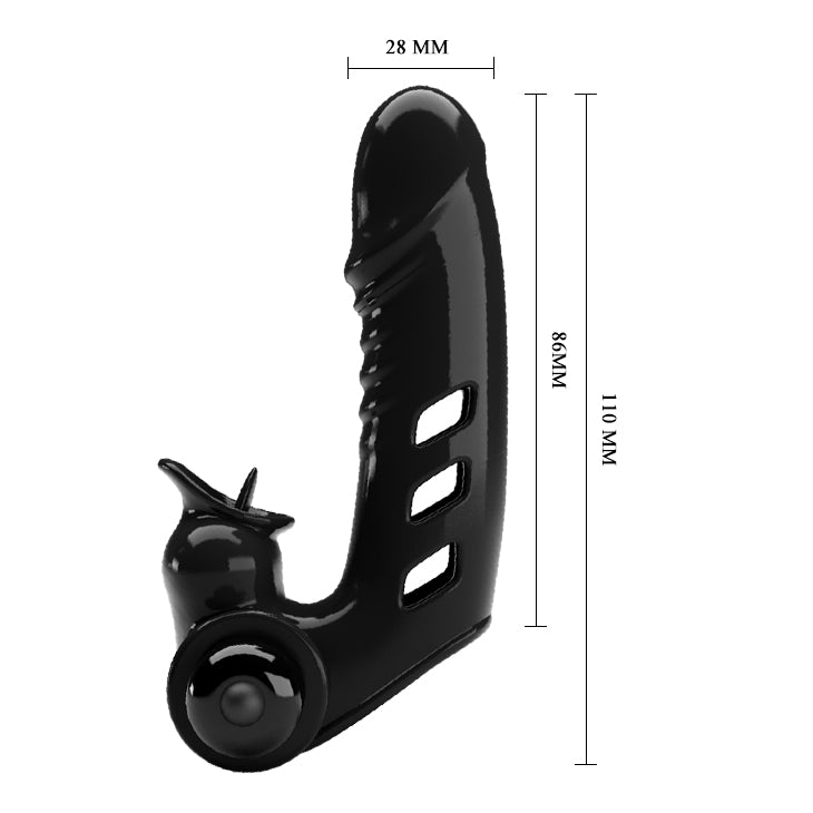 Pretty Love Corbin Honey Finger Vibrator Black