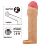 PRETTY LOVE HANI penis extension sleeve with testicles strap - image 2
