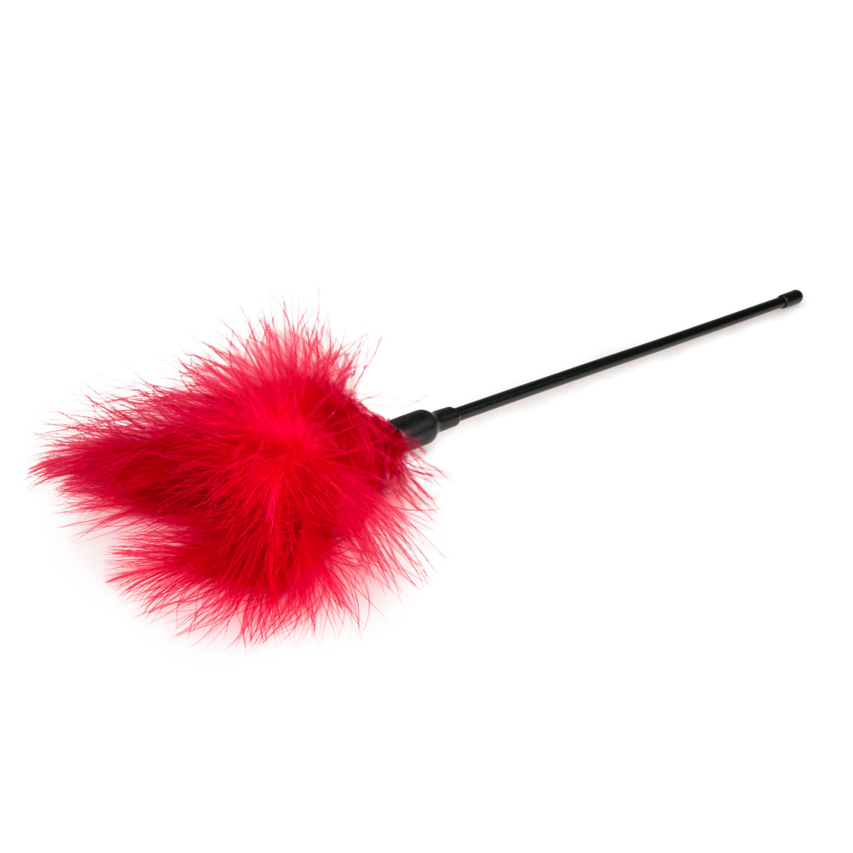 Red soft feather playfull tickler 40 cm Δευτερεύουσα εικόνα προϊόντος