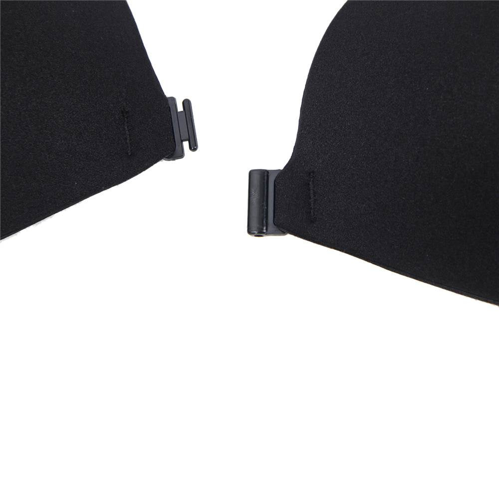 Self Adhesive Push-up Bra with Claps Black - image 3