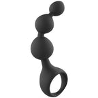 Small silicone Anal Triball Graduated Beaded Butt Plug 14 cm