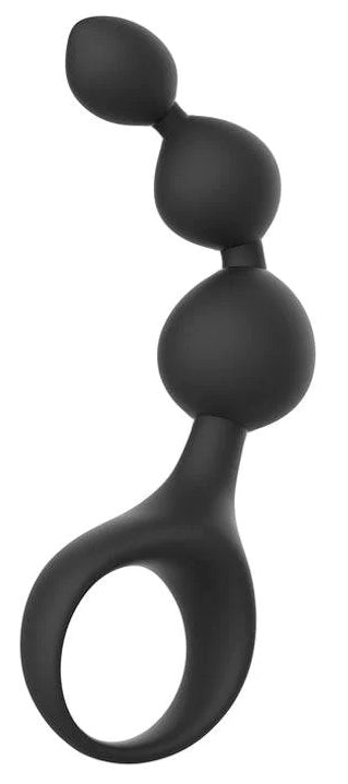 Small silicone Anal Triball Graduated Beaded Butt Plug 14 cm Δευτερεύουσα εικόνα προϊόντος