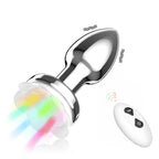 TOYBOY Remote Controlled vibrating Rose Metal Butt Plug - image 2