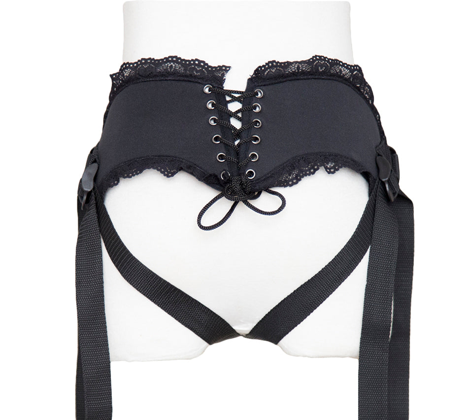 Universal Harness strap-on S-L with lumbar support and Dildo - image 2