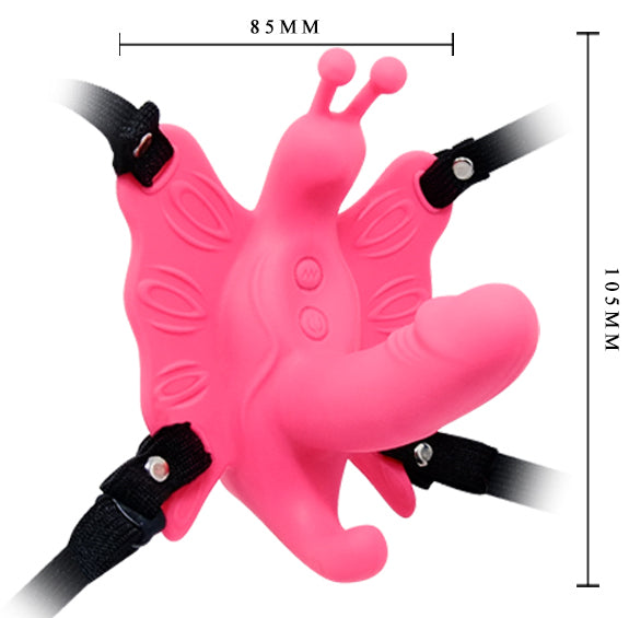 Vibrating Remote controlled Ultra Passionate Harness strap-on