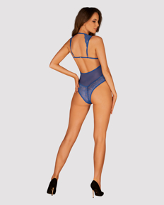 Picture of Sexy γυναικείο κορμάκι σε μπλέ χρώμα - OBSESSIVE GISELIA
