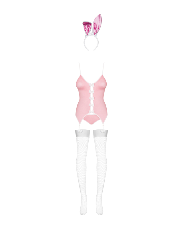 Picture of Sexy γυναικείο σετ στολή σε ροζ χρώμα-Obsessive Bunny